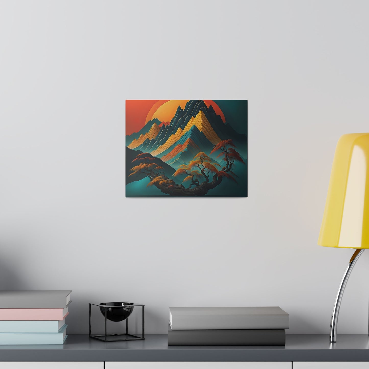 Matte Canvas, Mountains