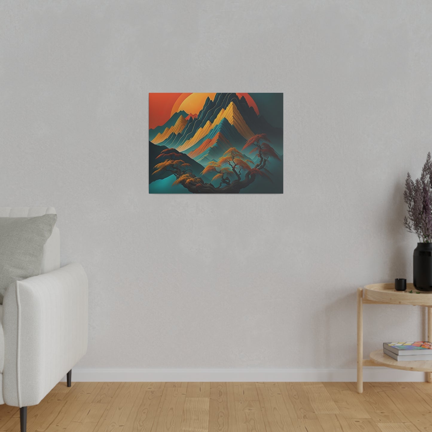 Matte Canvas, Mountains