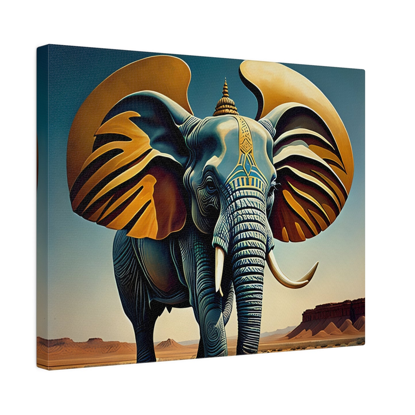 Matte Canvas, Elephant