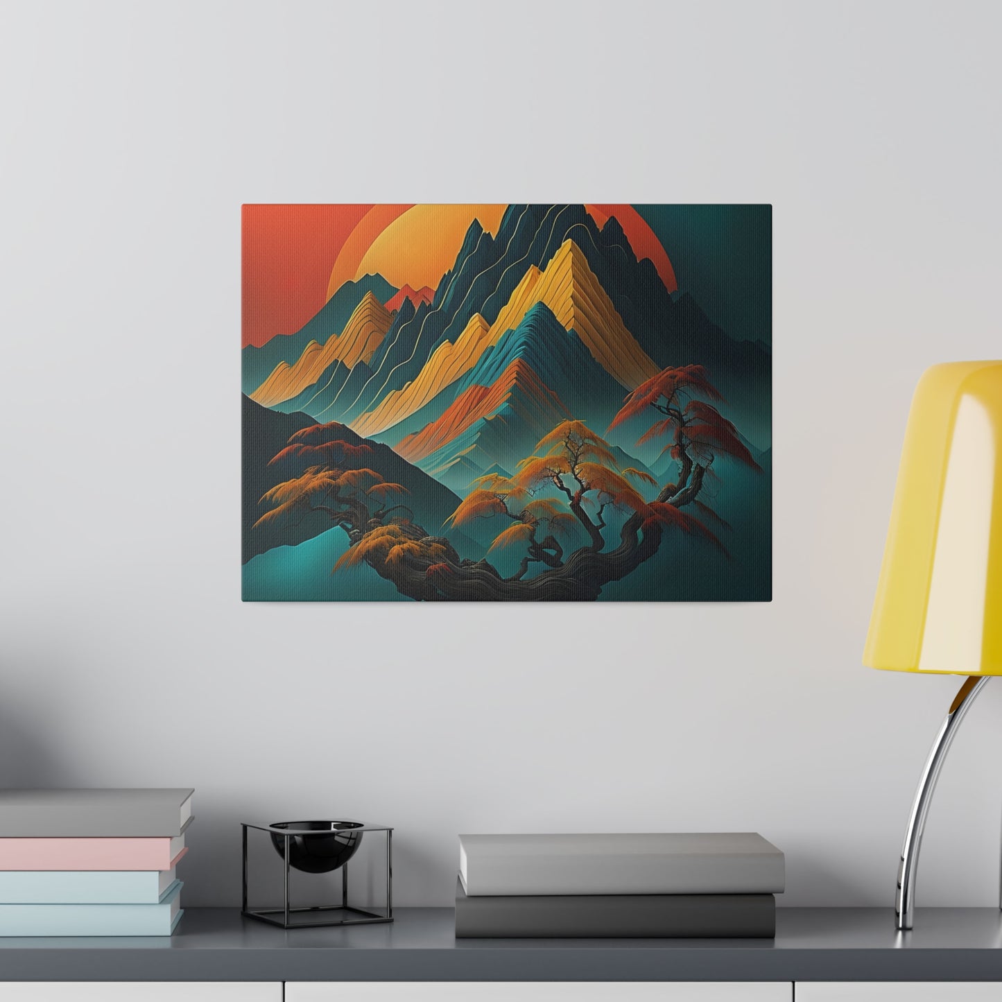 Matte Canvas, Mountains