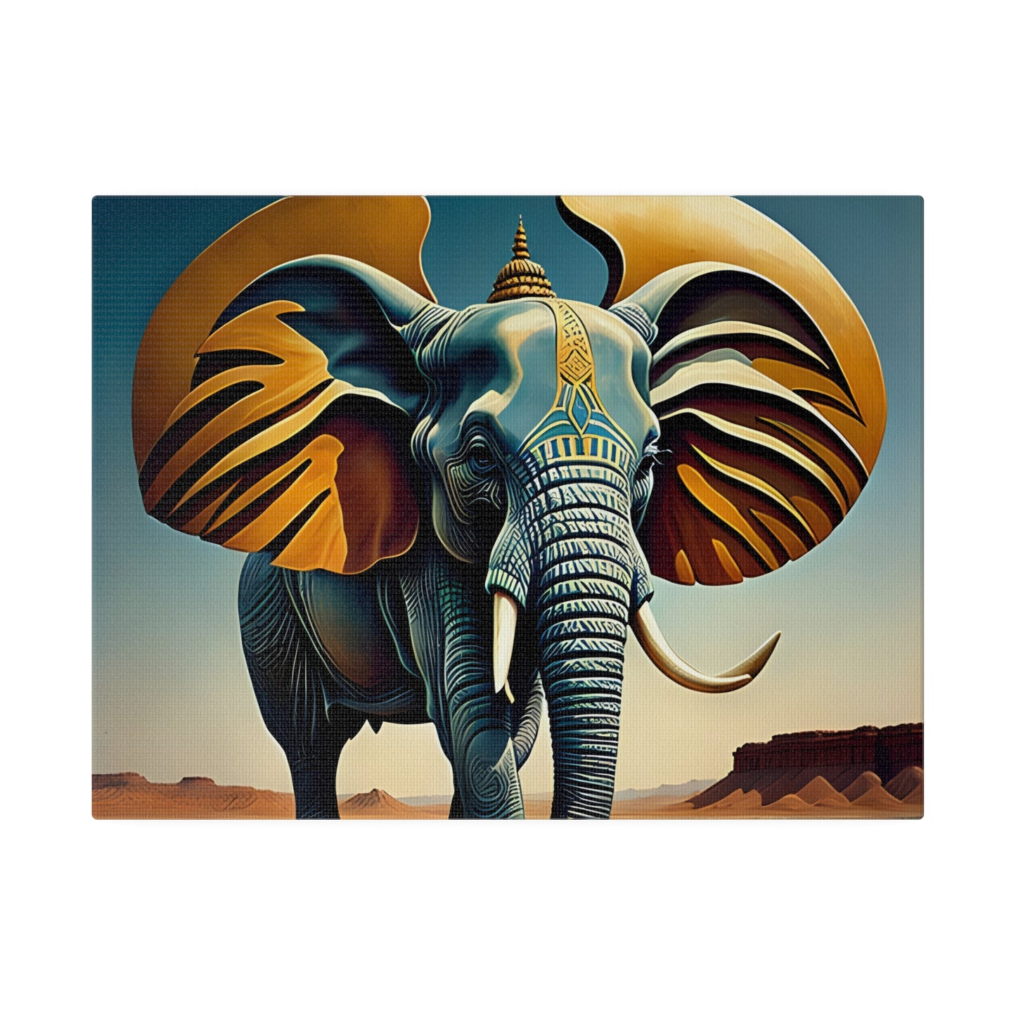 Matte Canvas, Elephant