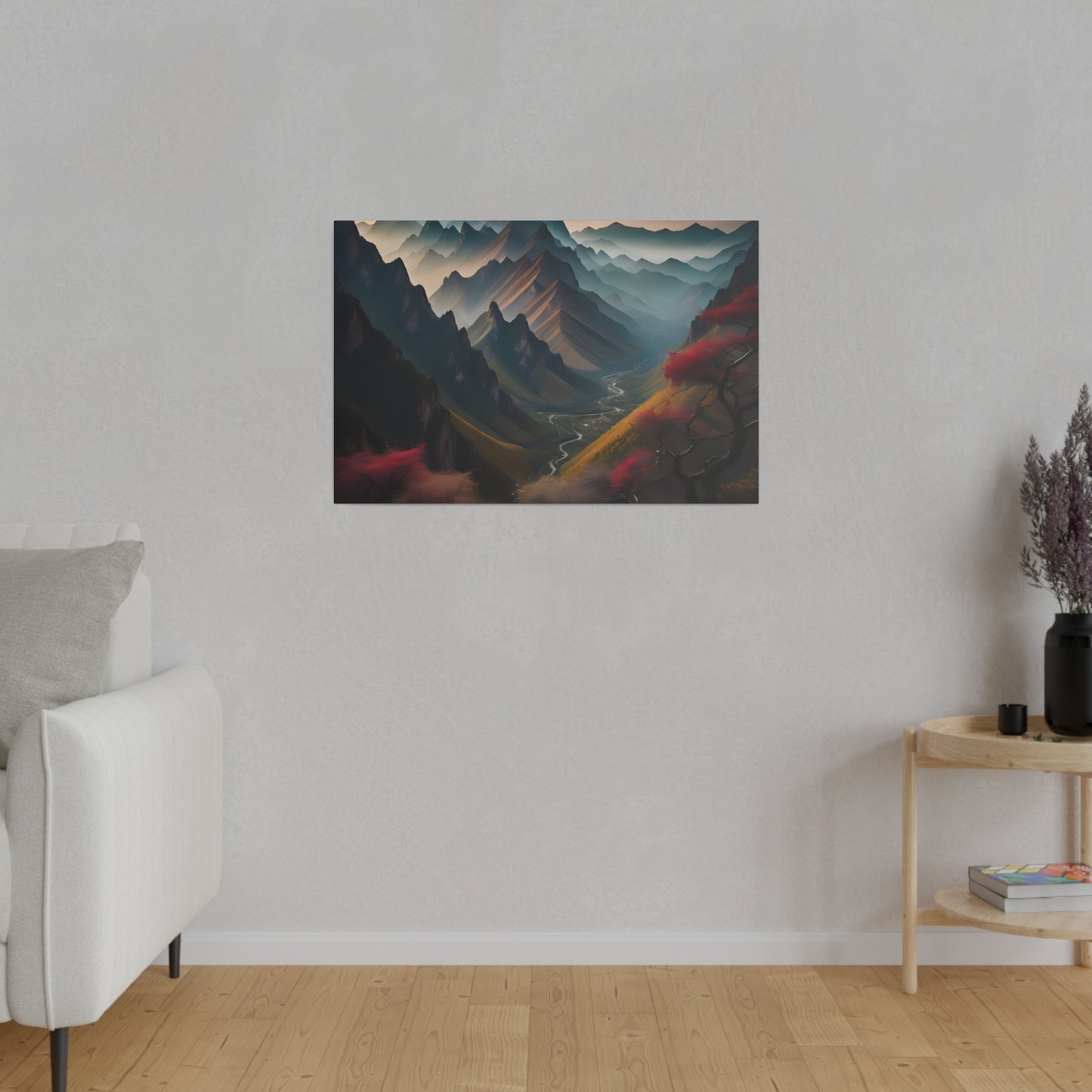 Matte Canvas, Mountains