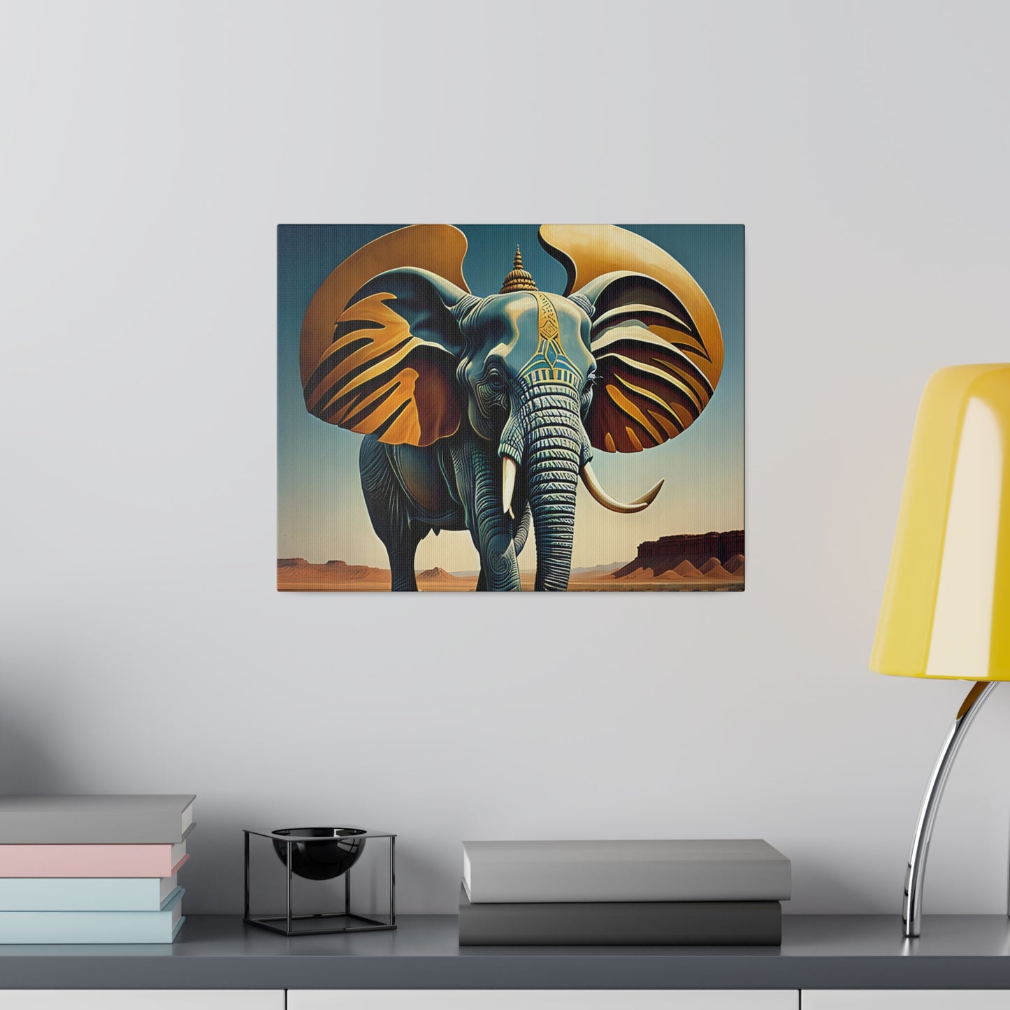 Matte Canvas, Elephant