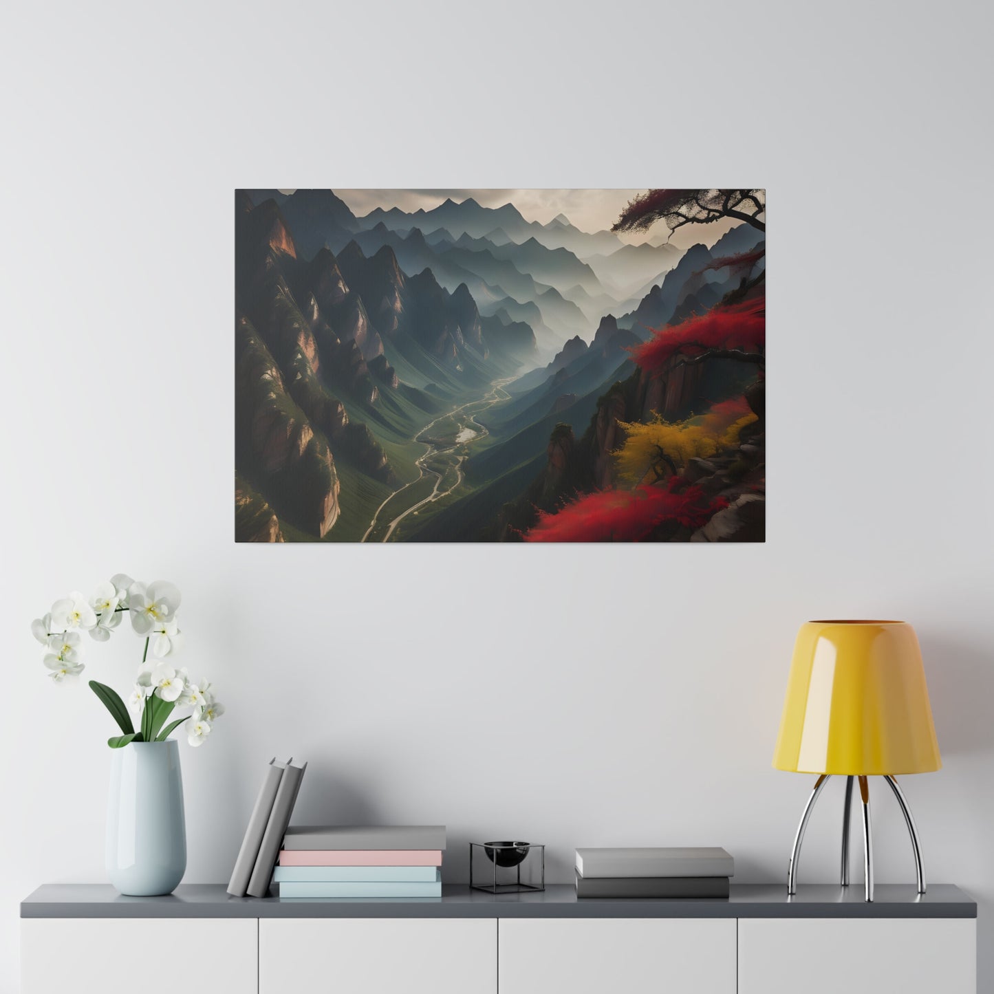 Matte Canvas, Mountains