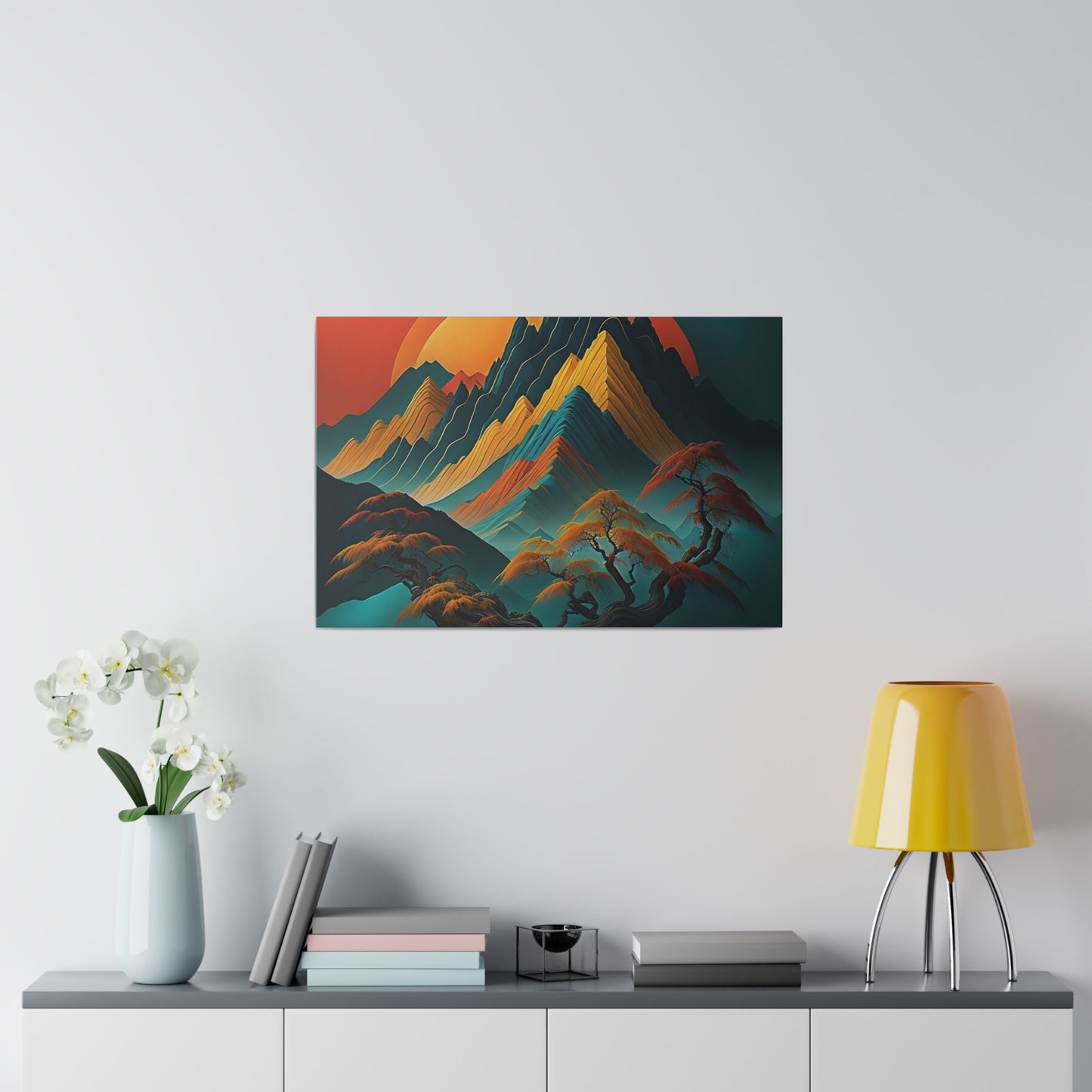 Matte Canvas, Mountains