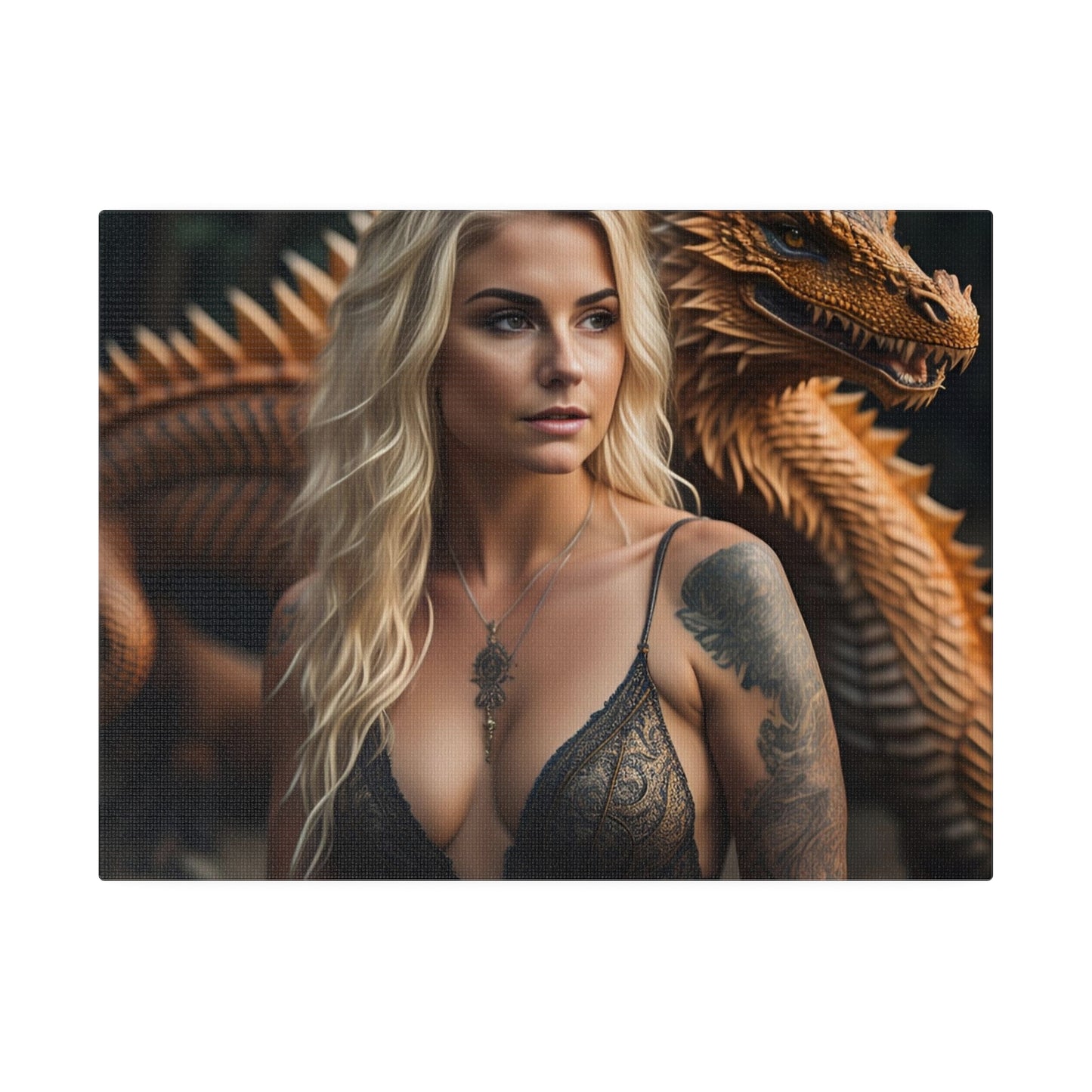 Matte Canvas, Dragon Goddess