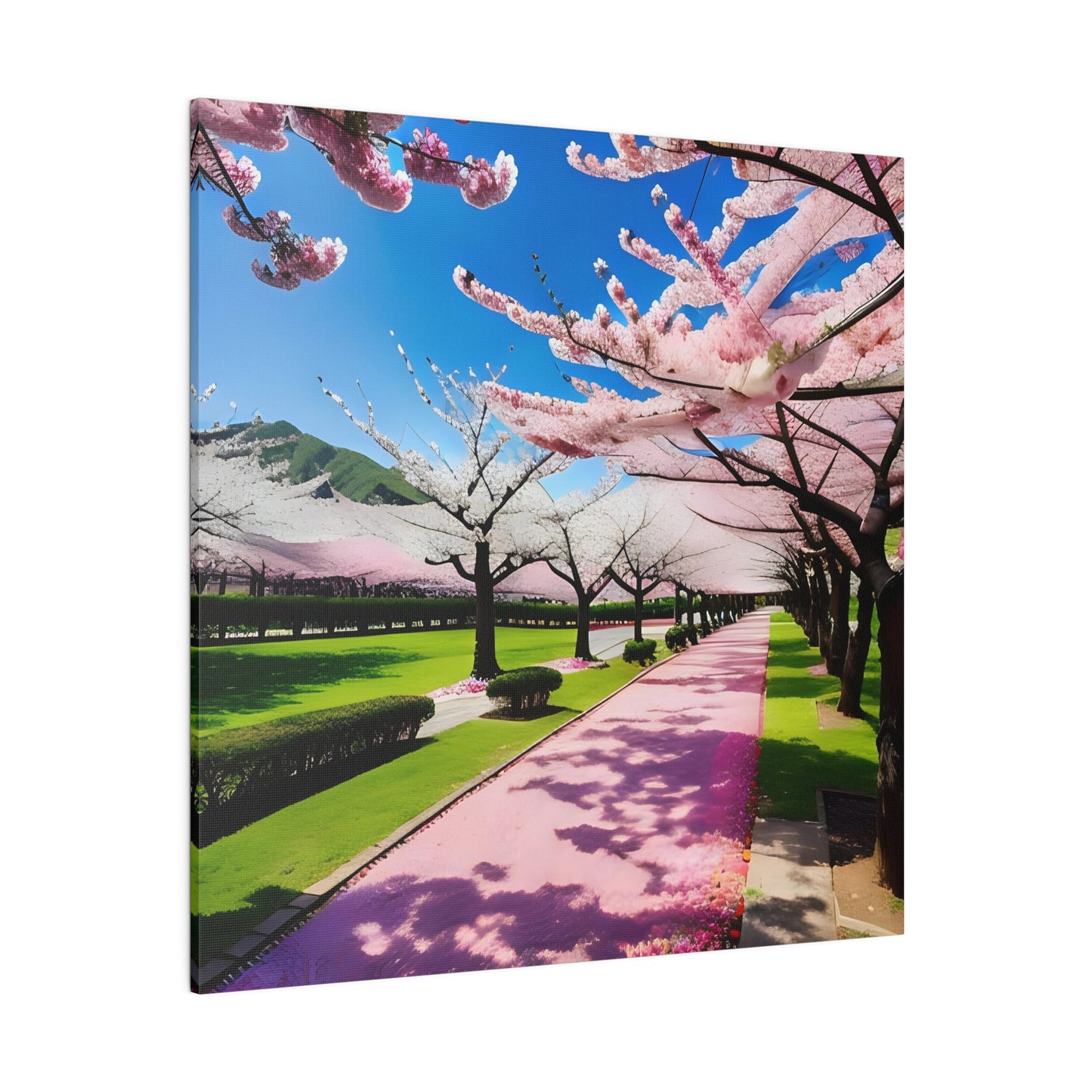 Matte Canvas, Cherry Blossom