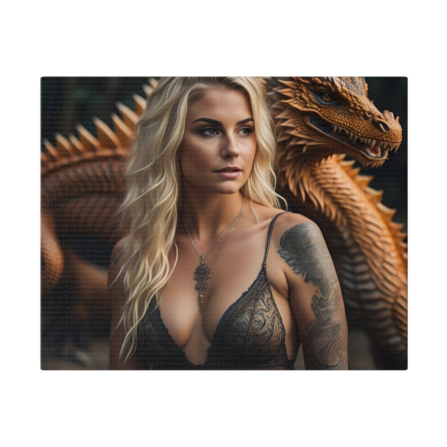 Matte Canvas, Dragon Goddess