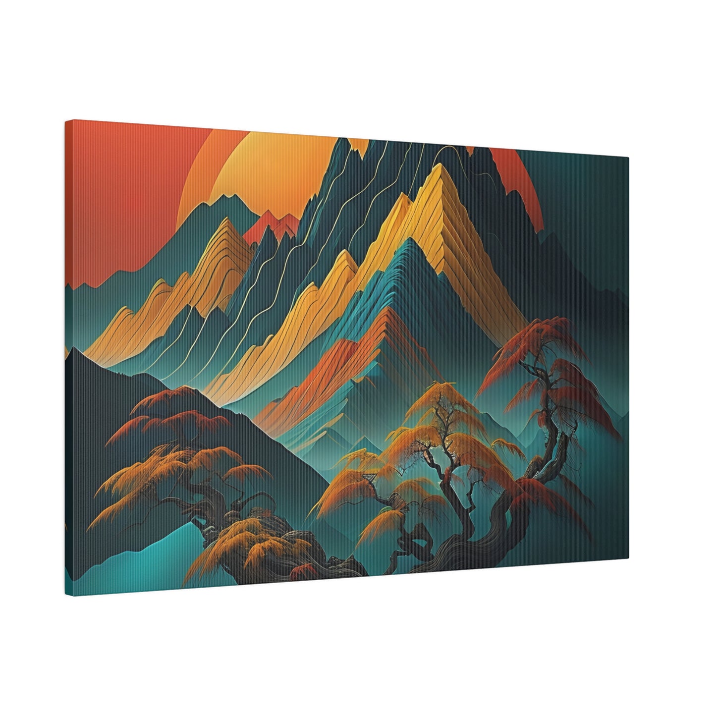 Matte Canvas, Mountains