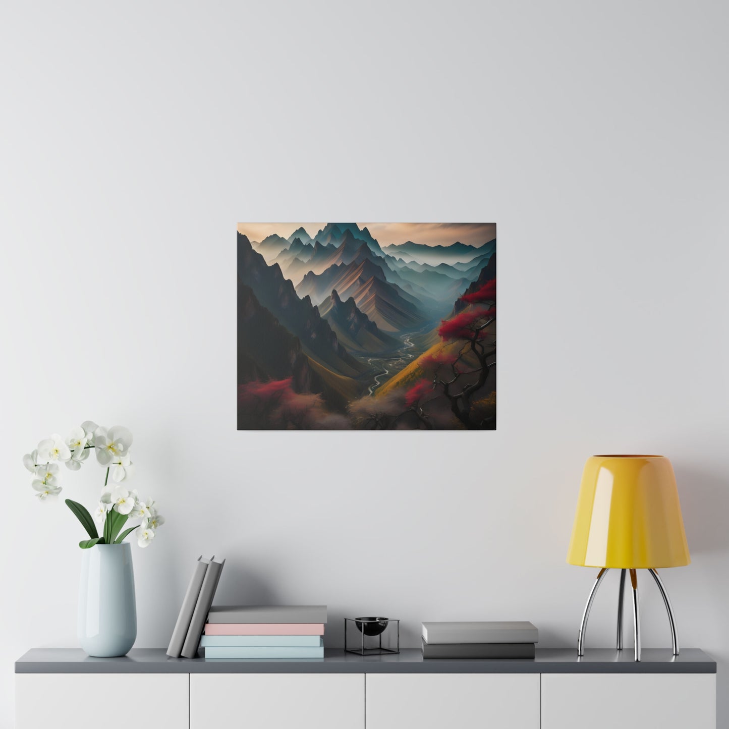 Matte Canvas, Mountains