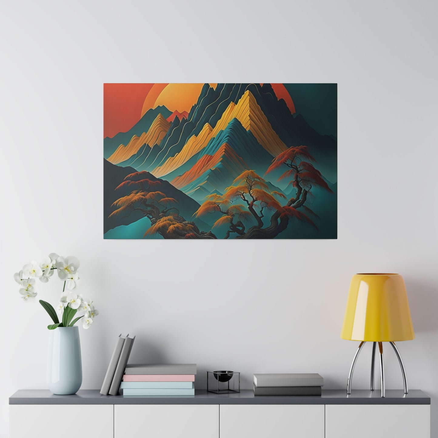 Matte Canvas, Mountains