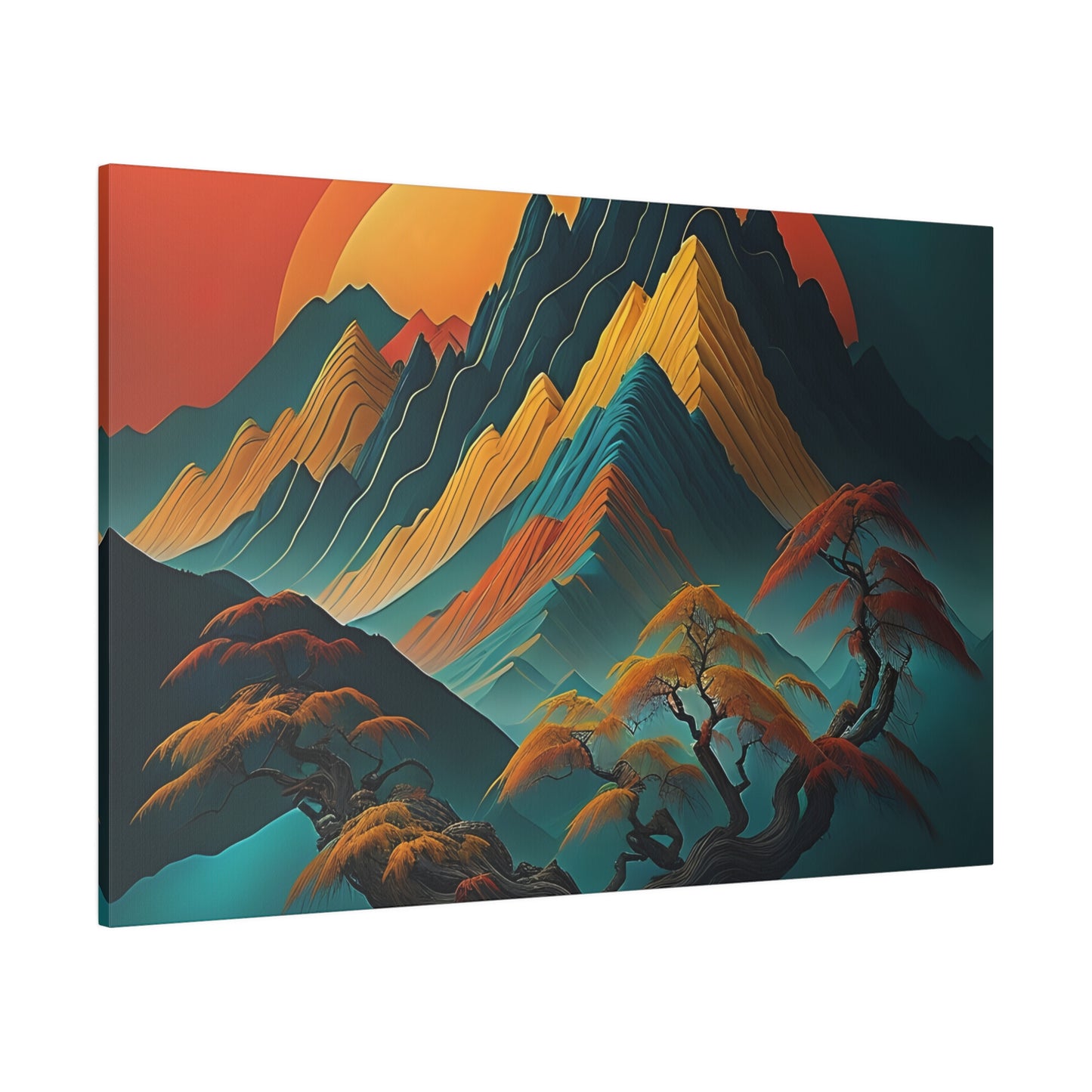 Matte Canvas, Mountains