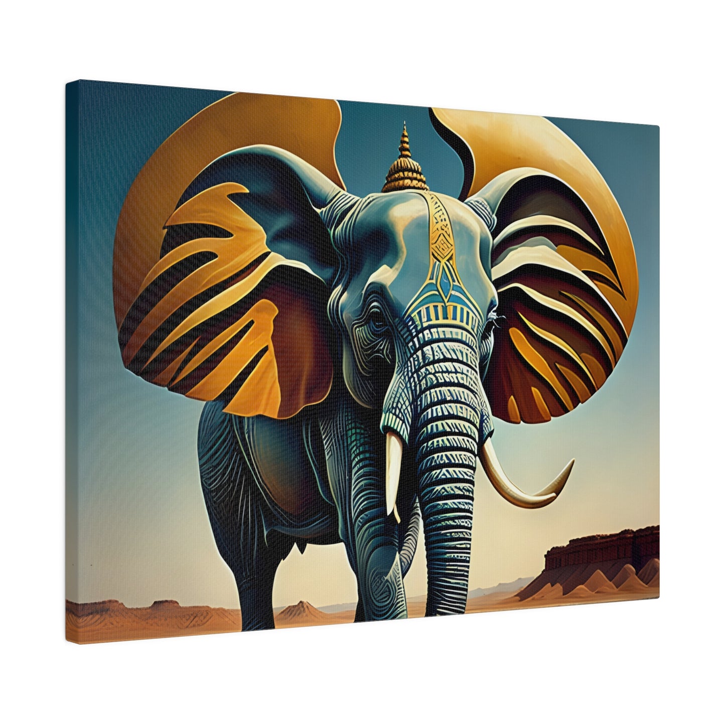 Matte Canvas, Elephant