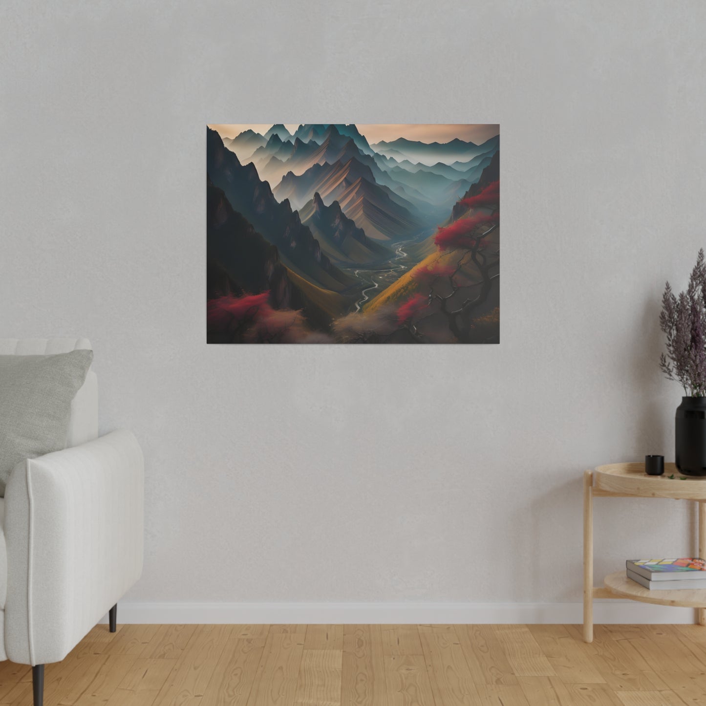 Matte Canvas, Mountains