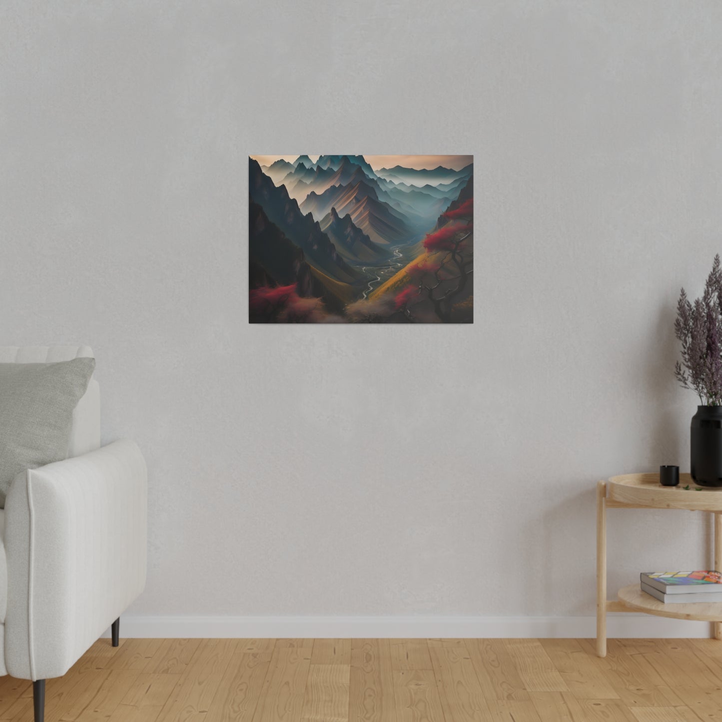 Matte Canvas, Mountains