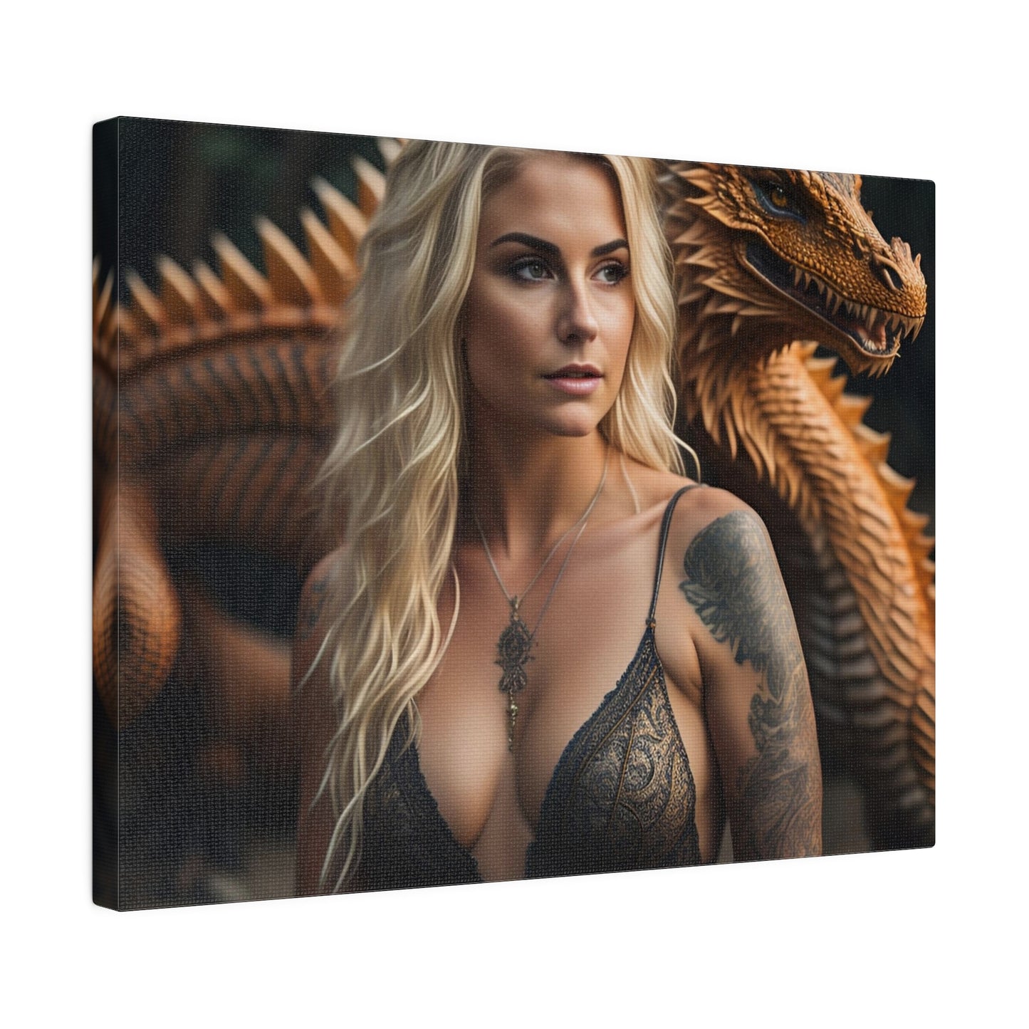 Matte Canvas, Dragon Goddess