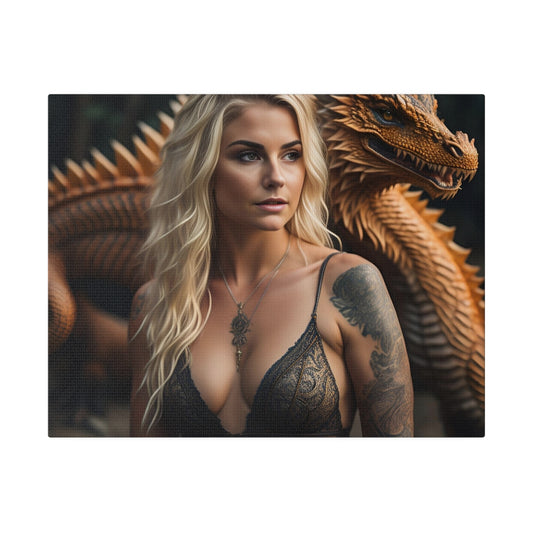 Matte Canvas, Dragon Goddess