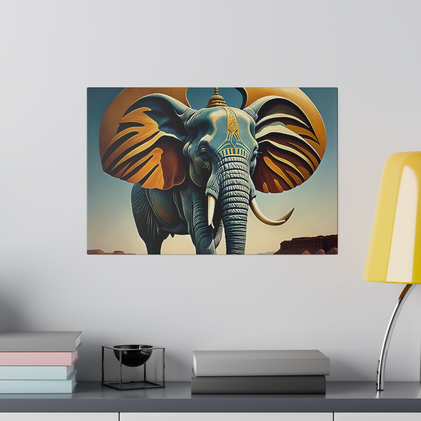 Matte Canvas, Elephant