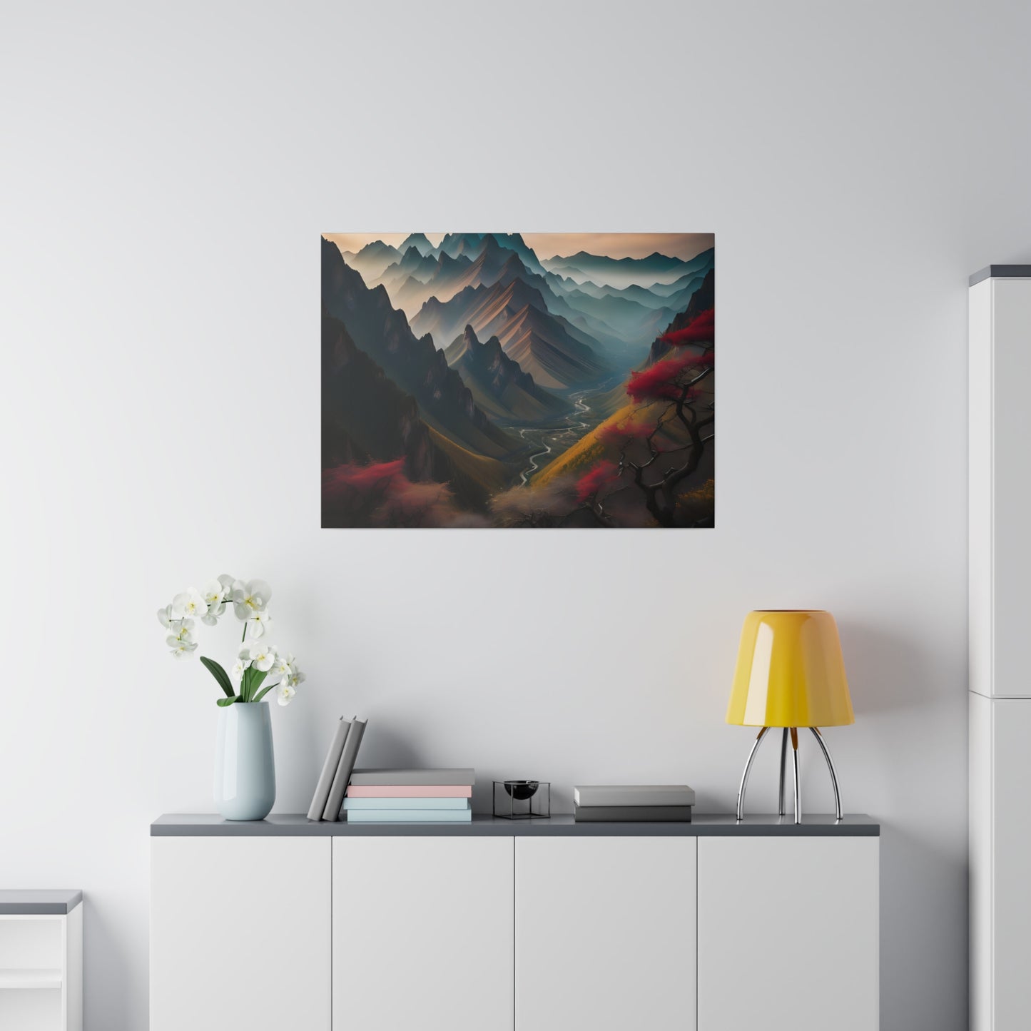 Matte Canvas, Mountains