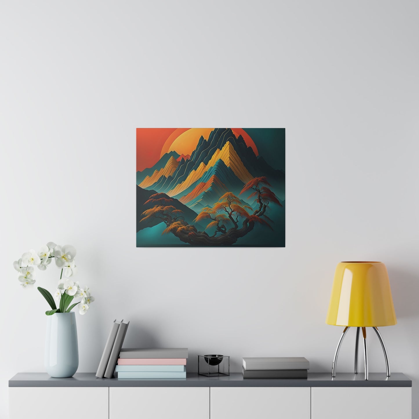 Matte Canvas, Mountains