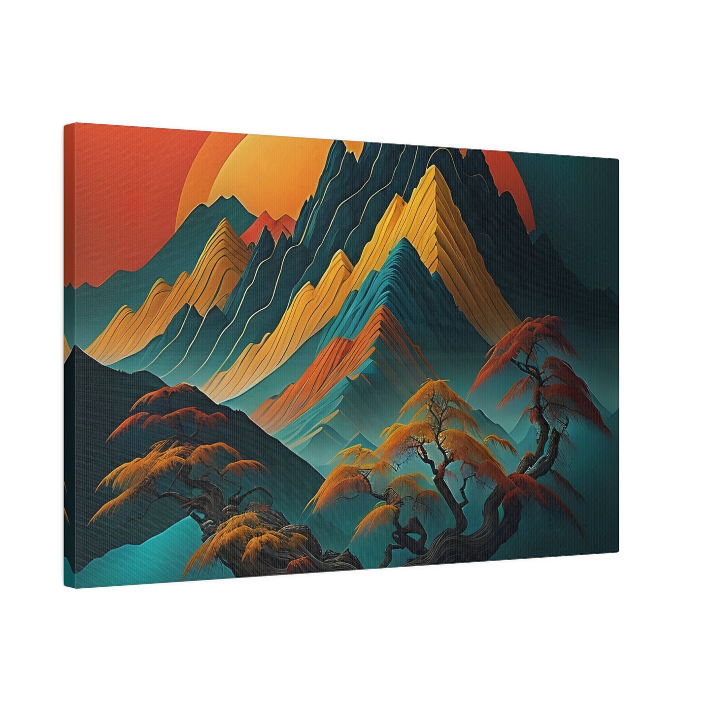 Matte Canvas, Mountains