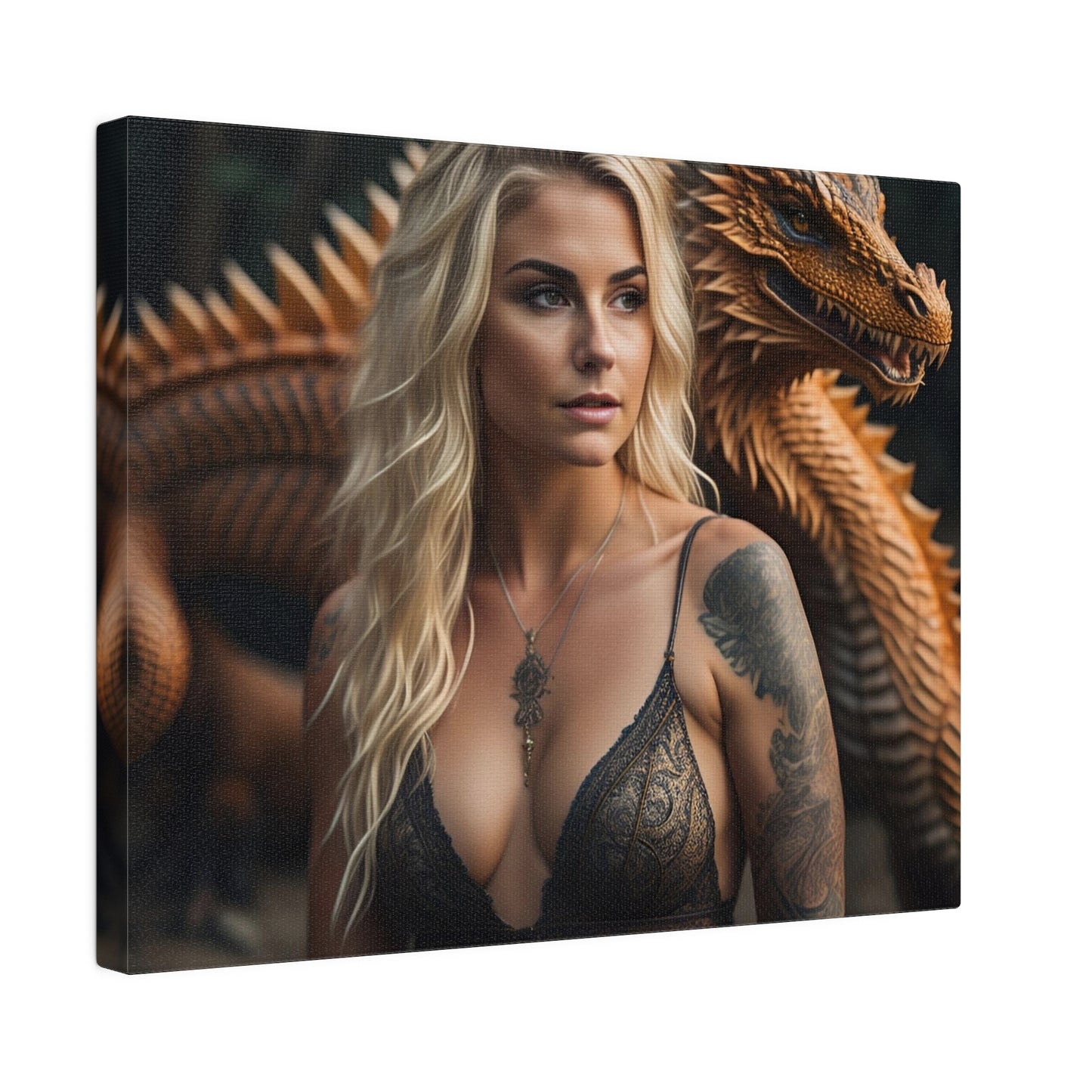 Matte Canvas, Dragon Goddess