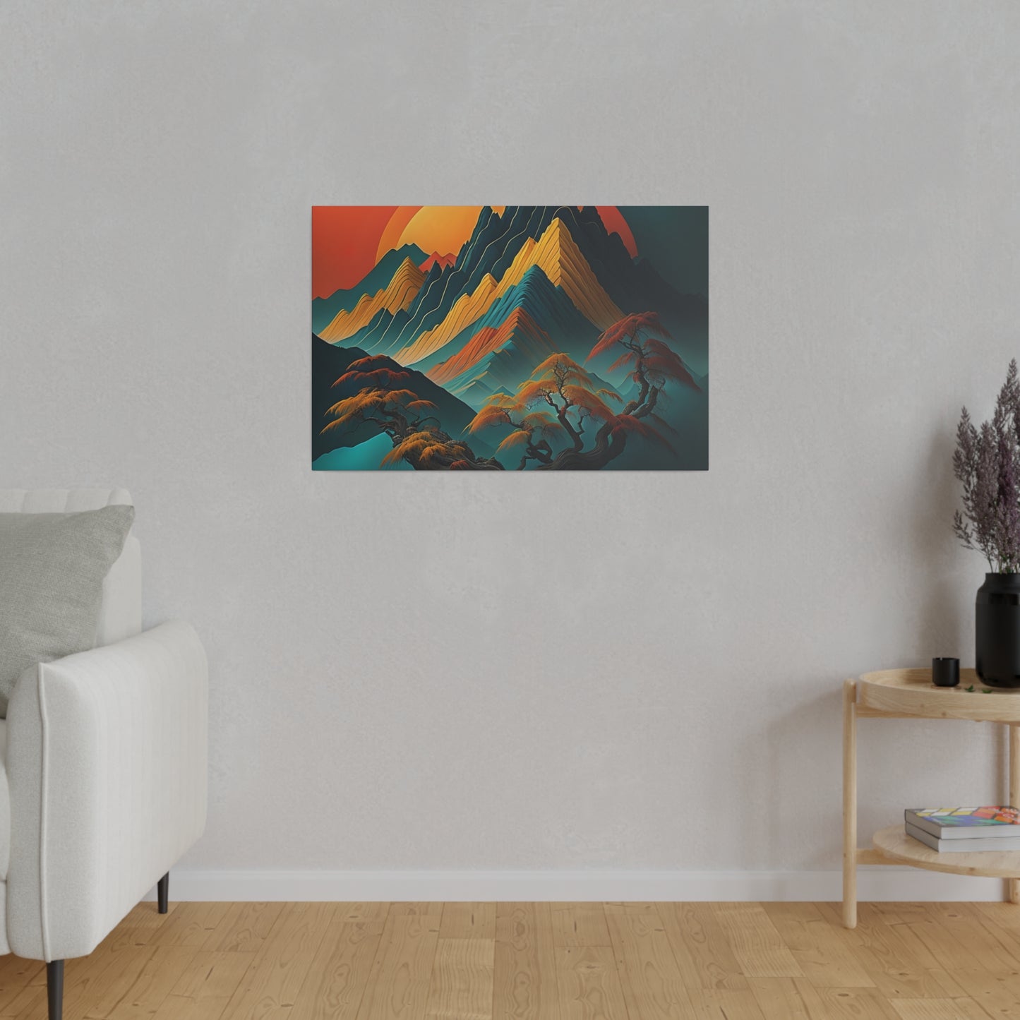 Matte Canvas, Mountains