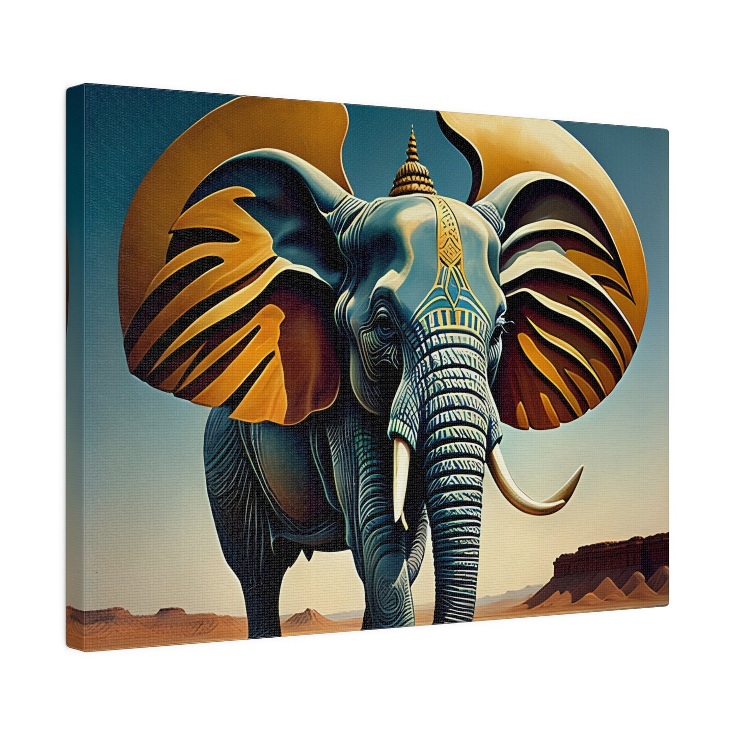 Matte Canvas, Elephant