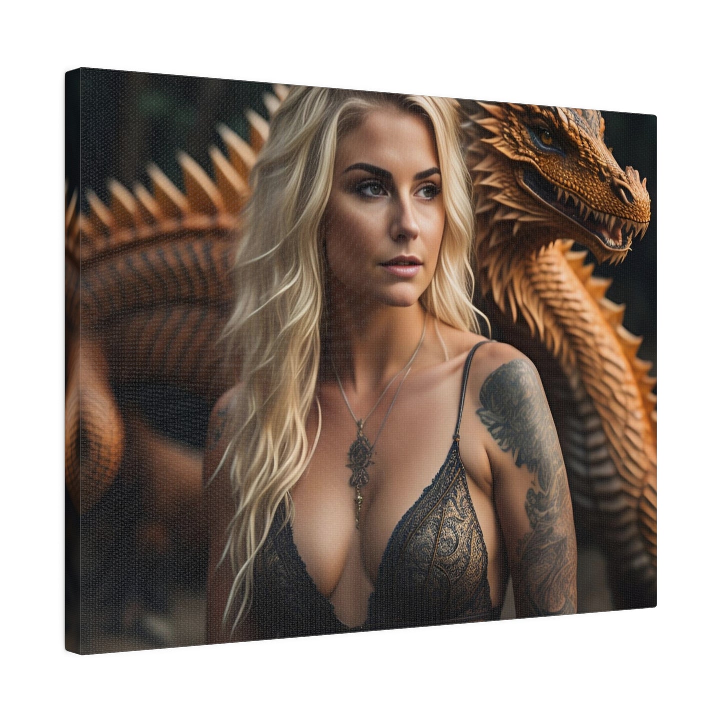 Matte Canvas, Dragon Goddess