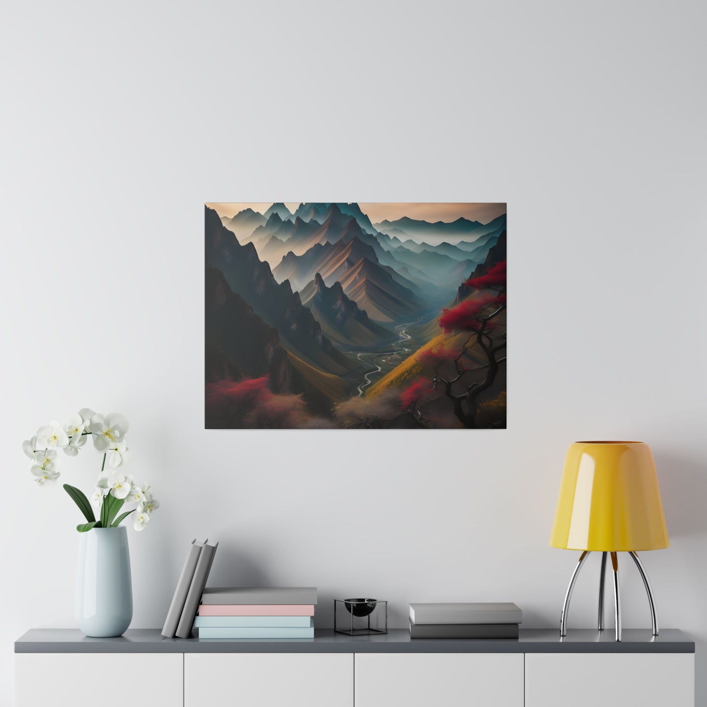 Matte Canvas, Mountains