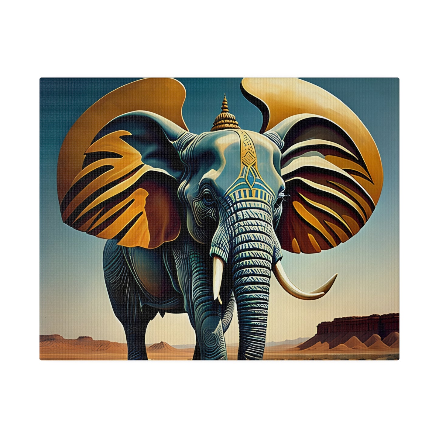 Matte Canvas, Elephant