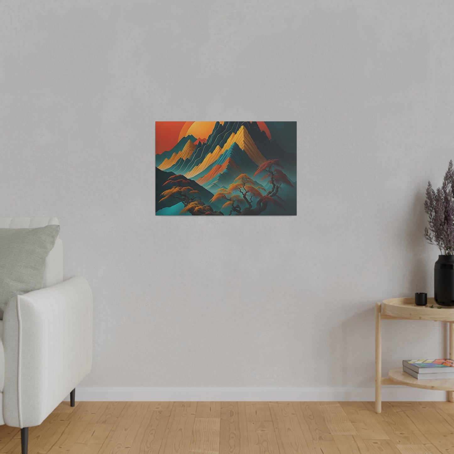 Matte Canvas, Mountains