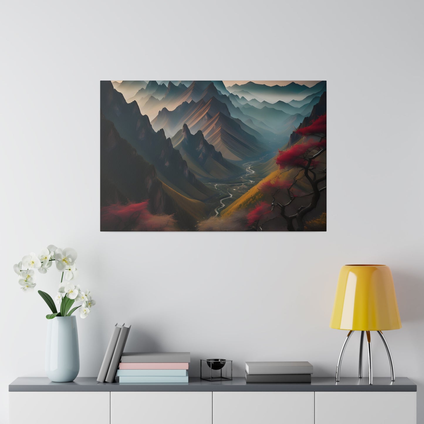 Matte Canvas, Mountains