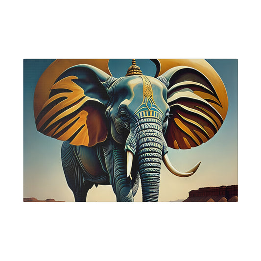 Matte Canvas, Elephant