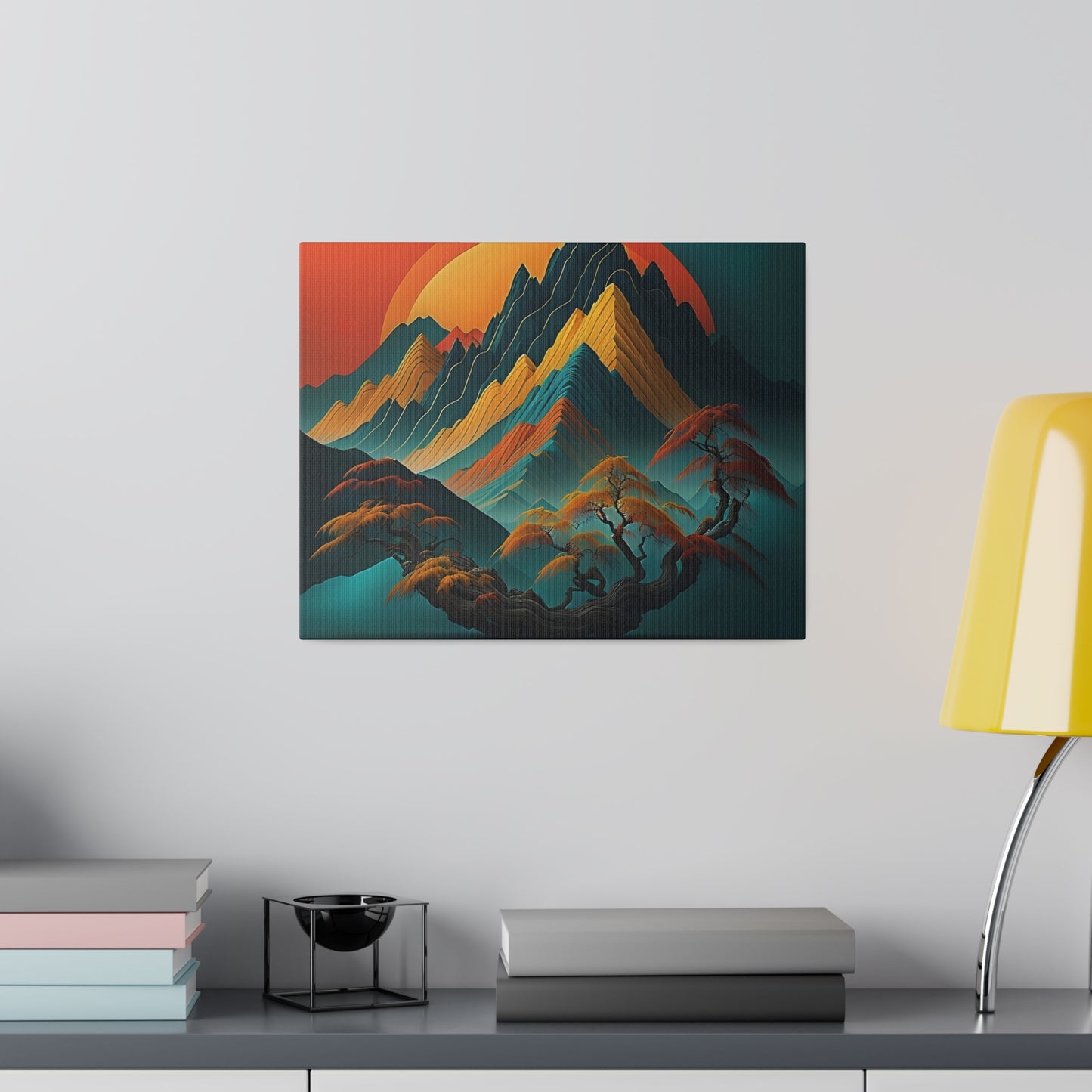 Matte Canvas, Mountains