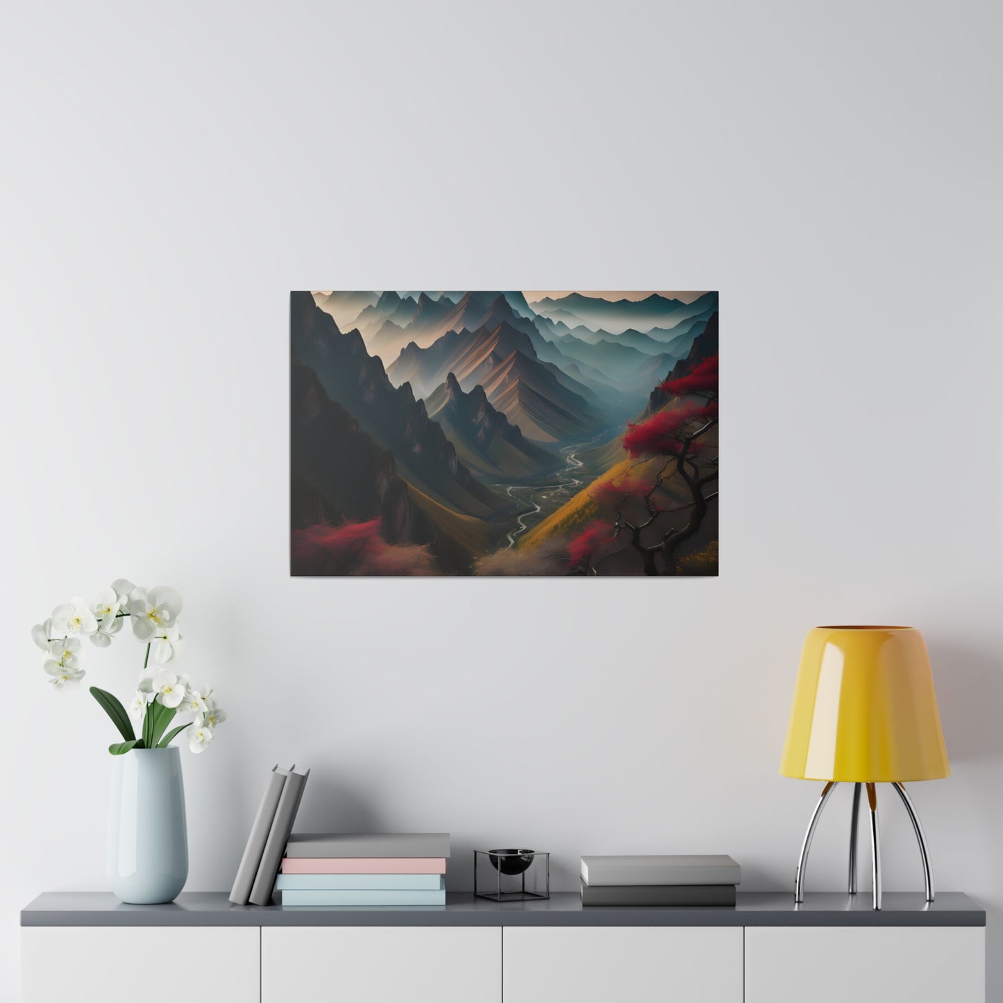 Matte Canvas, Mountains