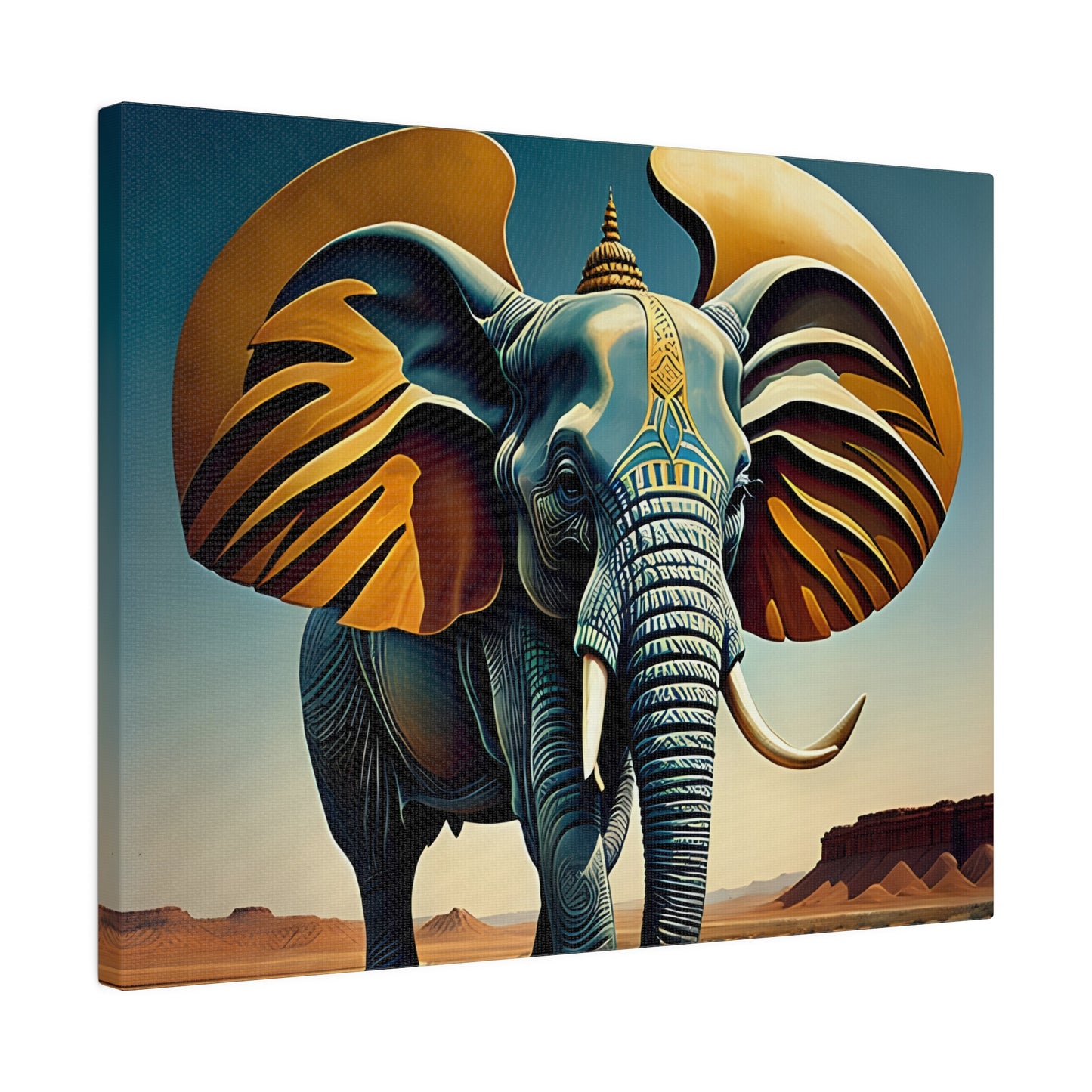 Matte Canvas, Elephant