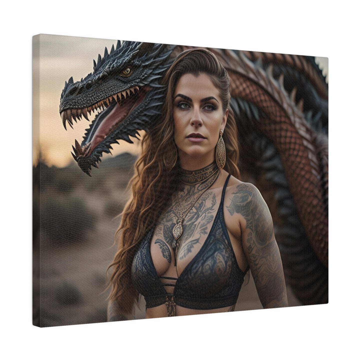 Matte Canvas, Dragon Goddess 4