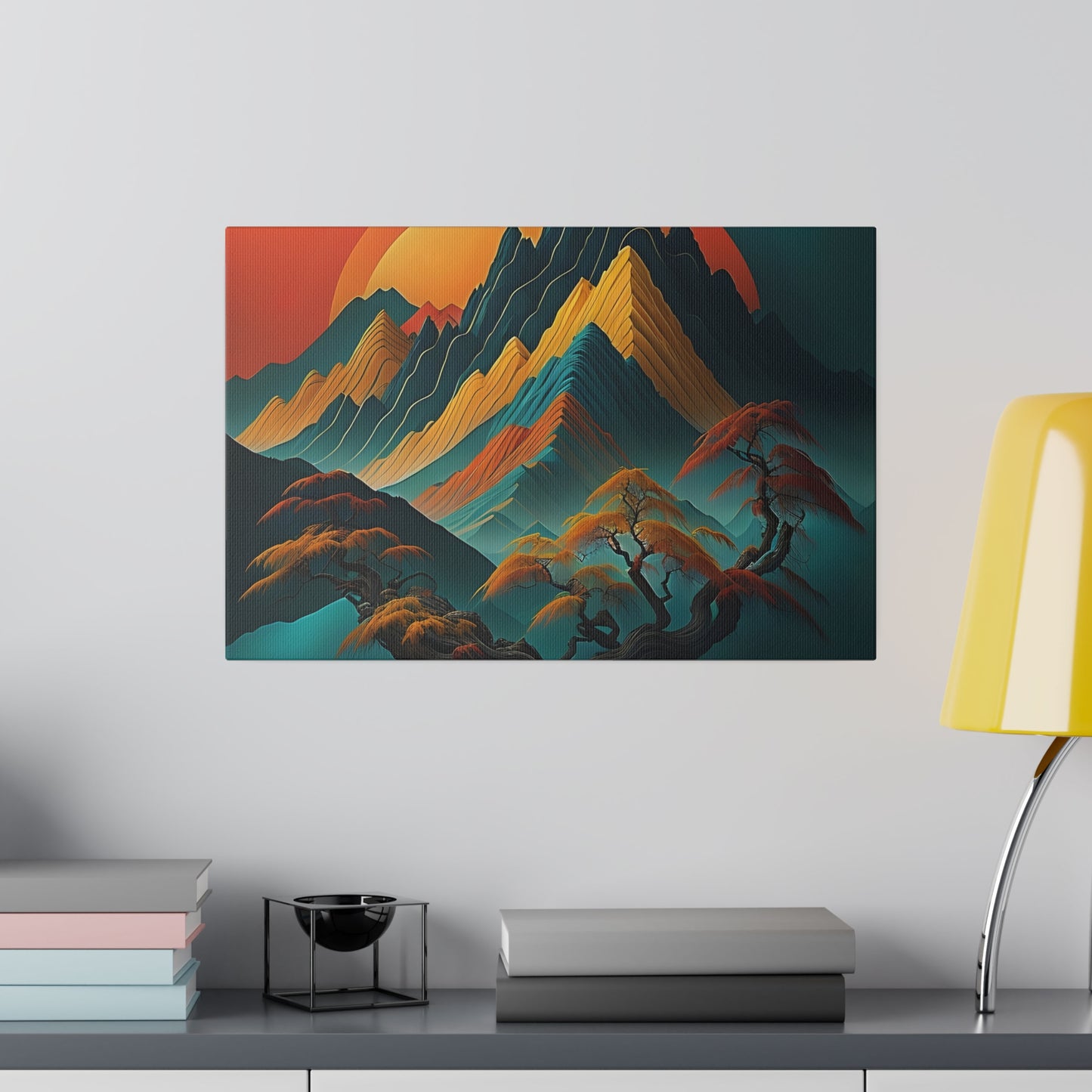 Matte Canvas, Mountains