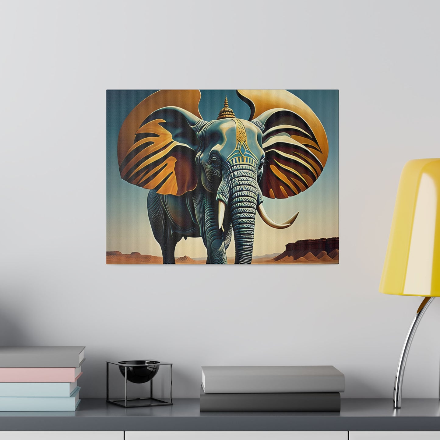 Matte Canvas, Elephant