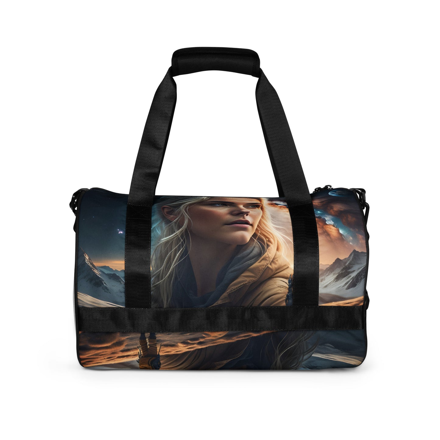 All-over print gym bag