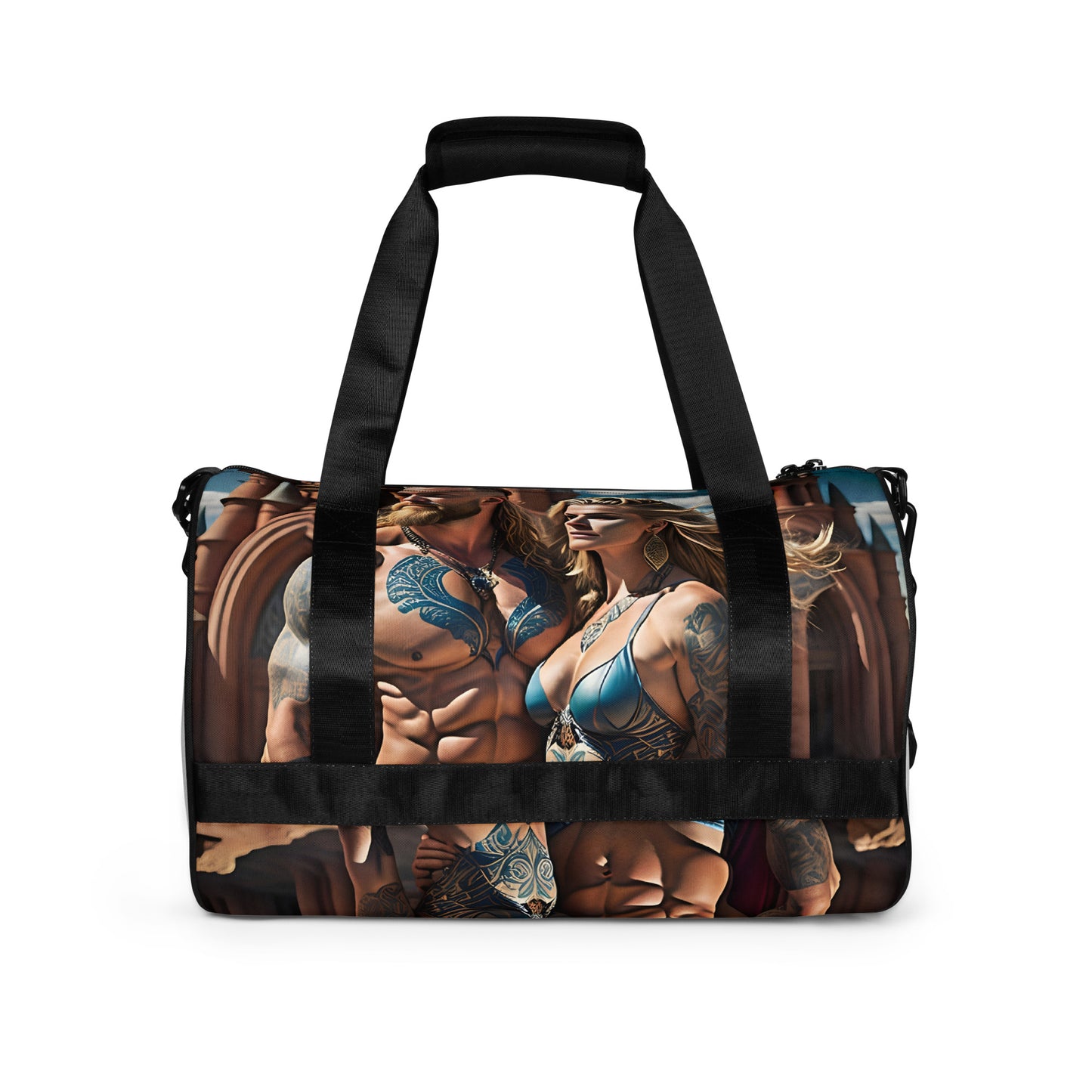 All-over print gym bag