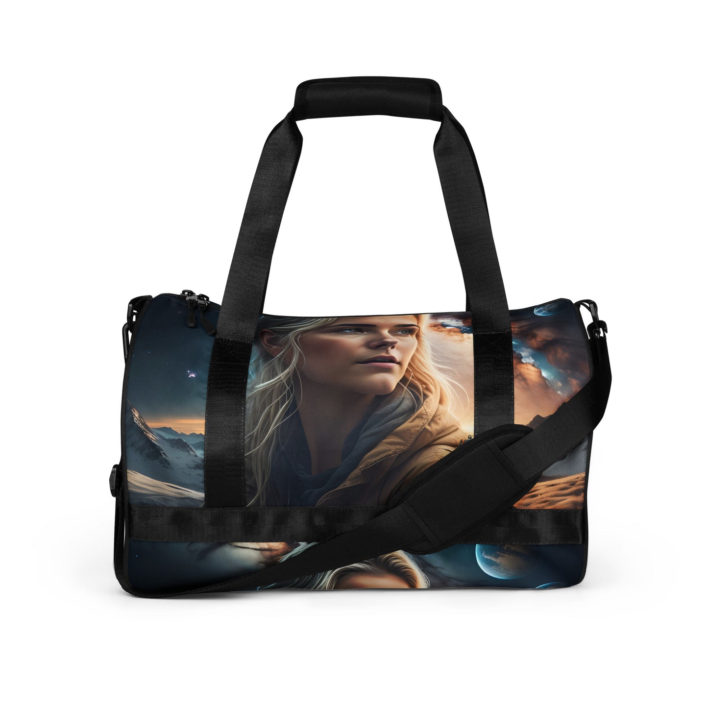 All-over print gym bag