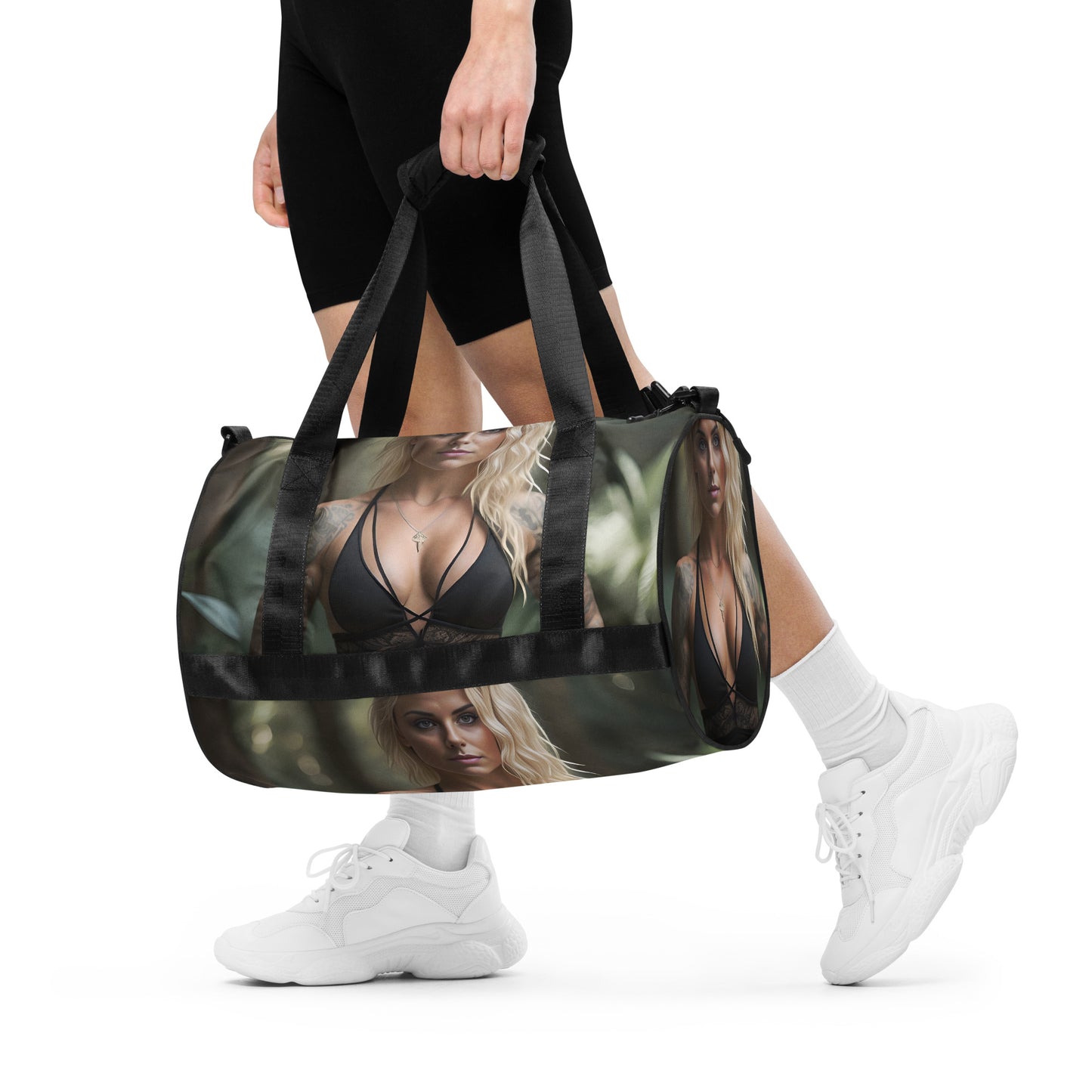 All-over print gym bag