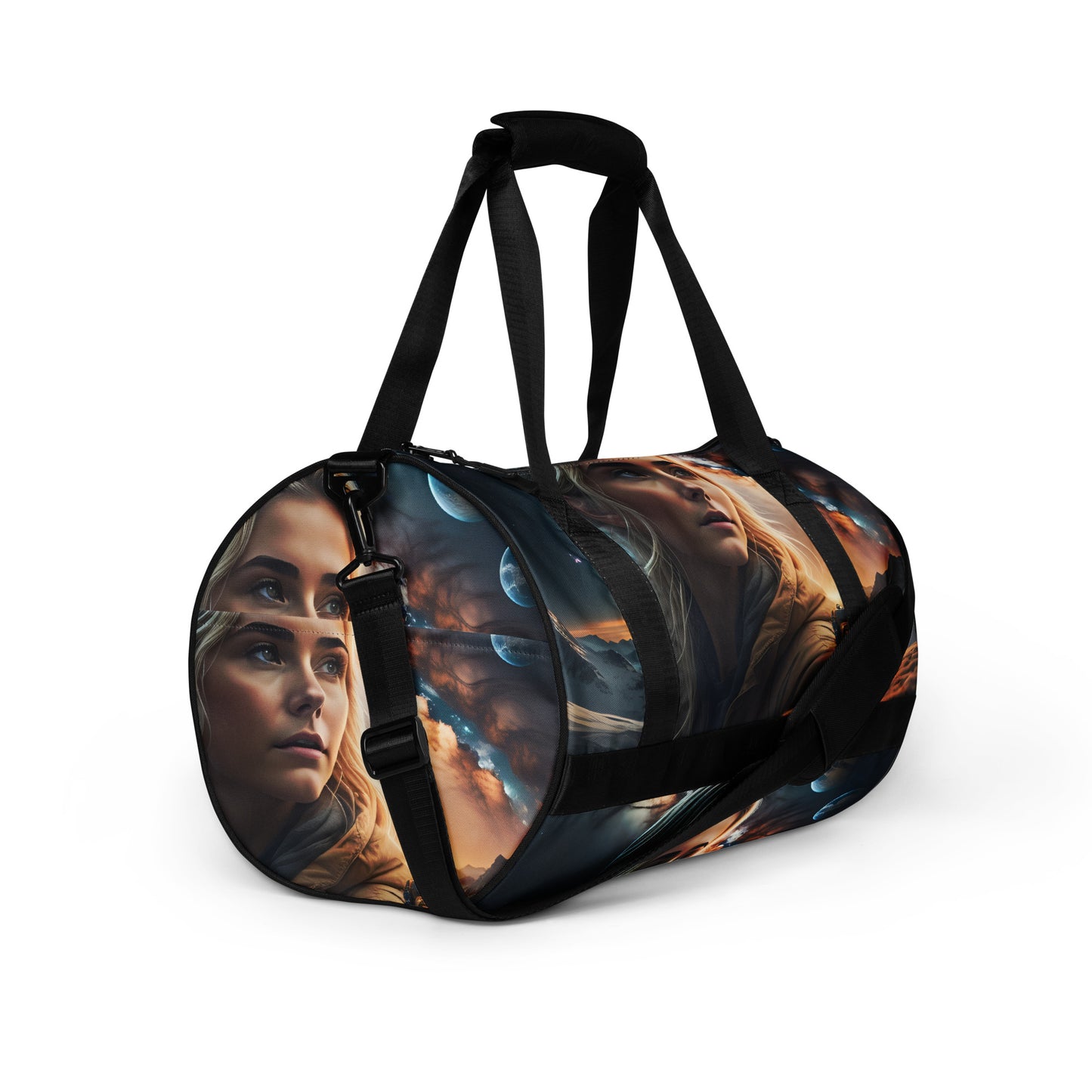 All-over print gym bag